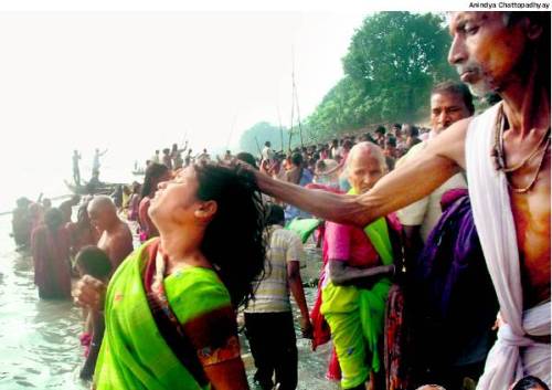 File photo of Sonepur mela of Bihar, where the woman was termed a witch and the 'ojha' (witch doctor) was trying to remove the curse. Picture Credits : Times Of India